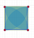Комплект автополива 100 м3 газон квадратной формы без кустарников